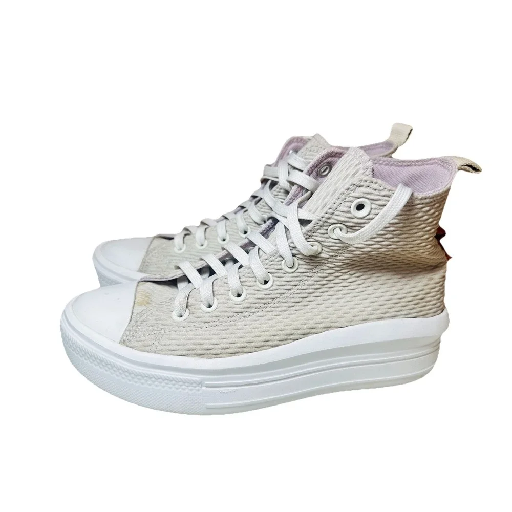 Converse Chuck Taylor All Star Move Hi Future womens cream sneakers shoes 9.5